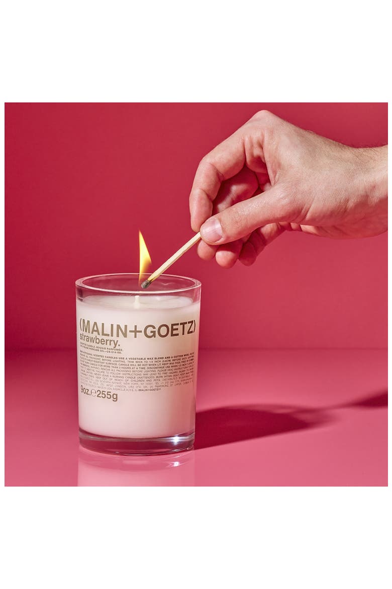 Strawberry Scented Candle, Alternate, color, NO COLOR