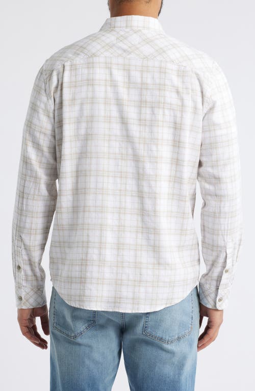 Rails Wyatt Plaid Cotton Button-up Shirt In Misty Pebble Path