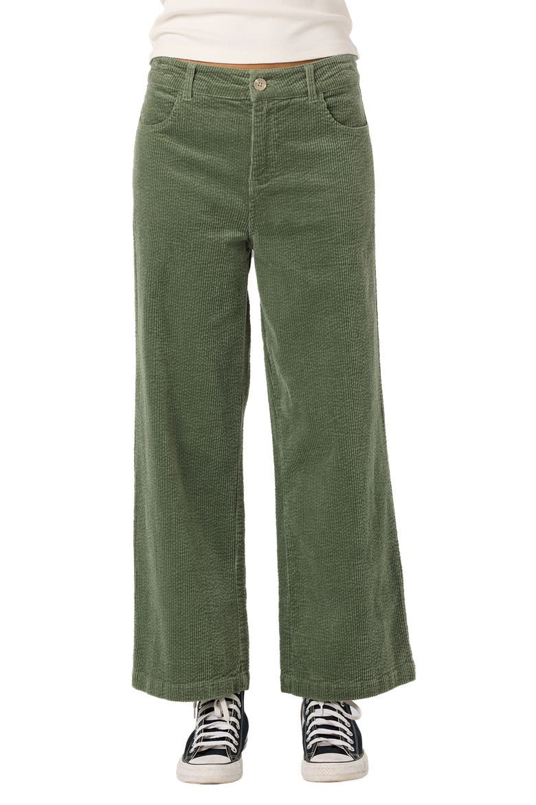 Langford Wide Leg Corduroy Pants, Main, color, SEA SPRAY
