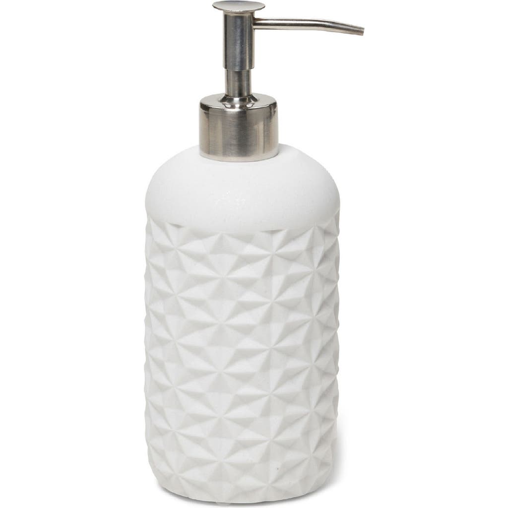 Roselli Trading Company Quilted Lotion Pump In White