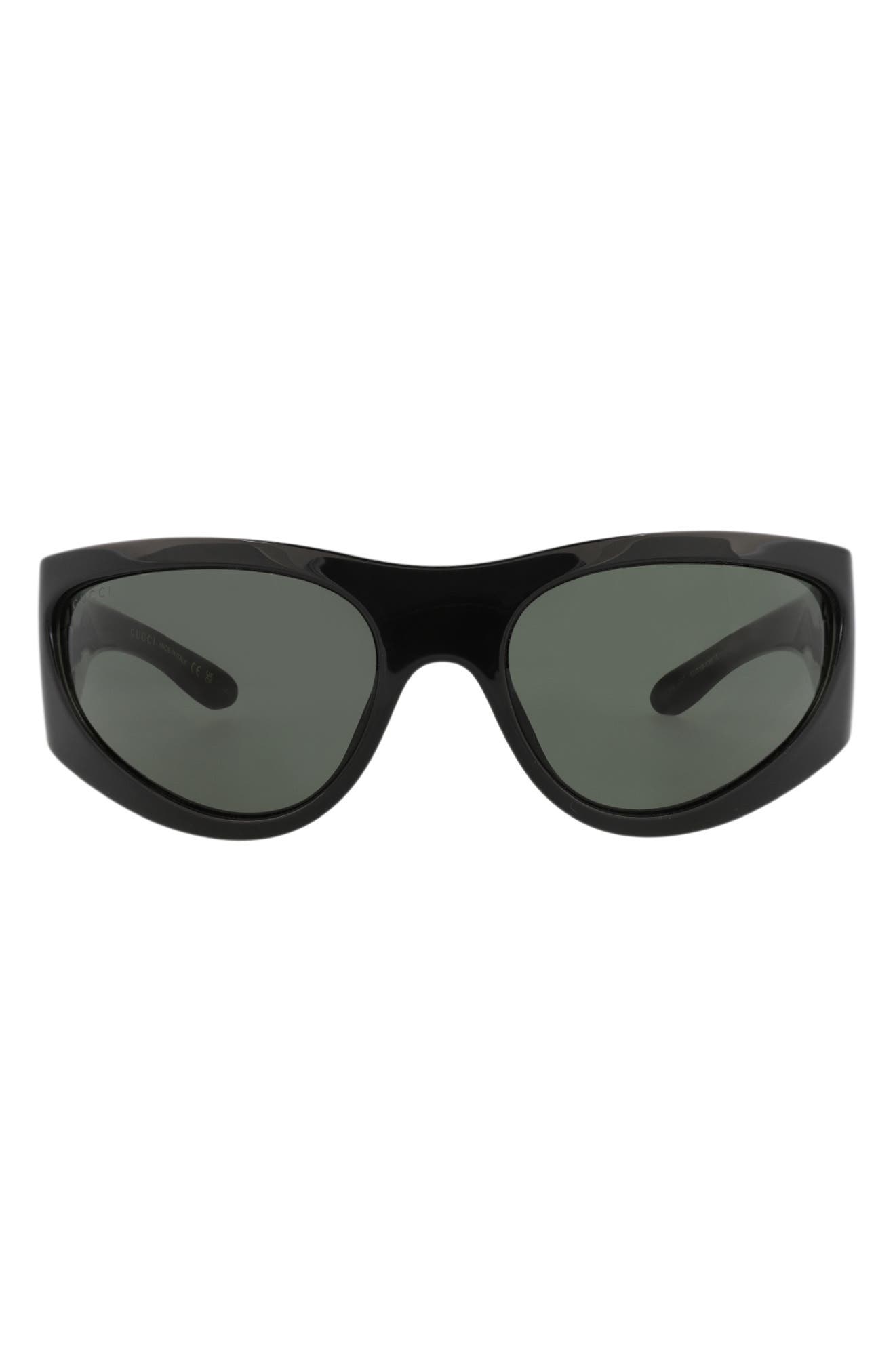 Gucci 63mm Wrap Sunglasses