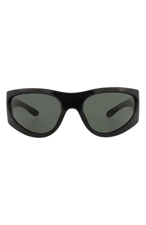 63mm Wrap Sunglasses