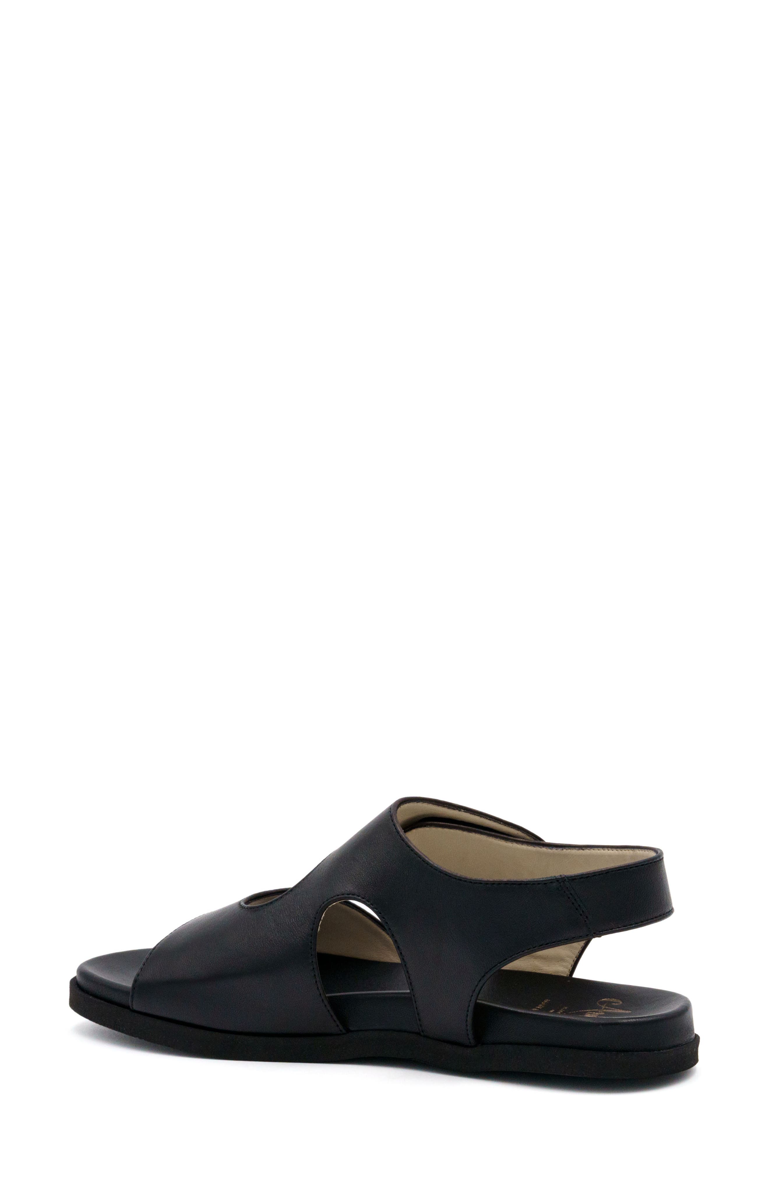 Amalfi by Rangoni Beata Sandal, Alternate, color, Black Parmasoft