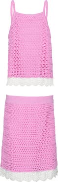 PQ SWIM Kids' Kennedy Two-Piece Cover-Up Dress