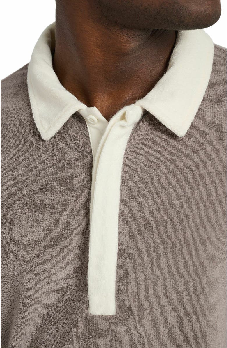 Onia Oversized Towel Terry Polo, Alternate, color,