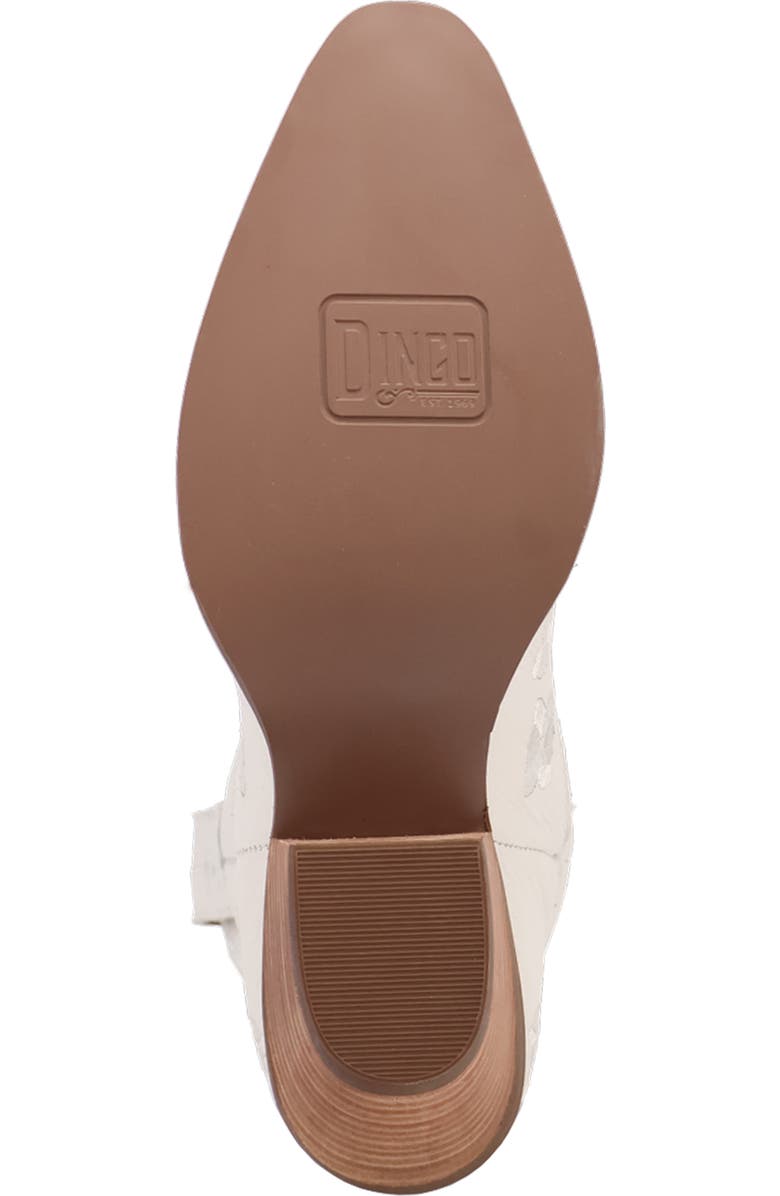 Dingo Sweetheart Western Boot, Alternate, color, White