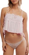 Free People Sweet Love Crop Pajama Camisole