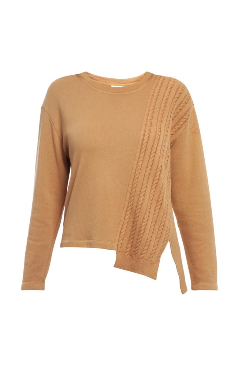 Wilt Round Neck Sweatshirt, Alternate, color, Medium Brown