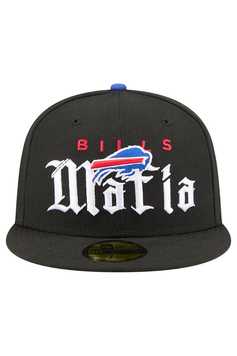 Men's New Era Black Buffalo Bills Bills Mafia 59FIFTY Fitted Hat, Alternate, color, Black