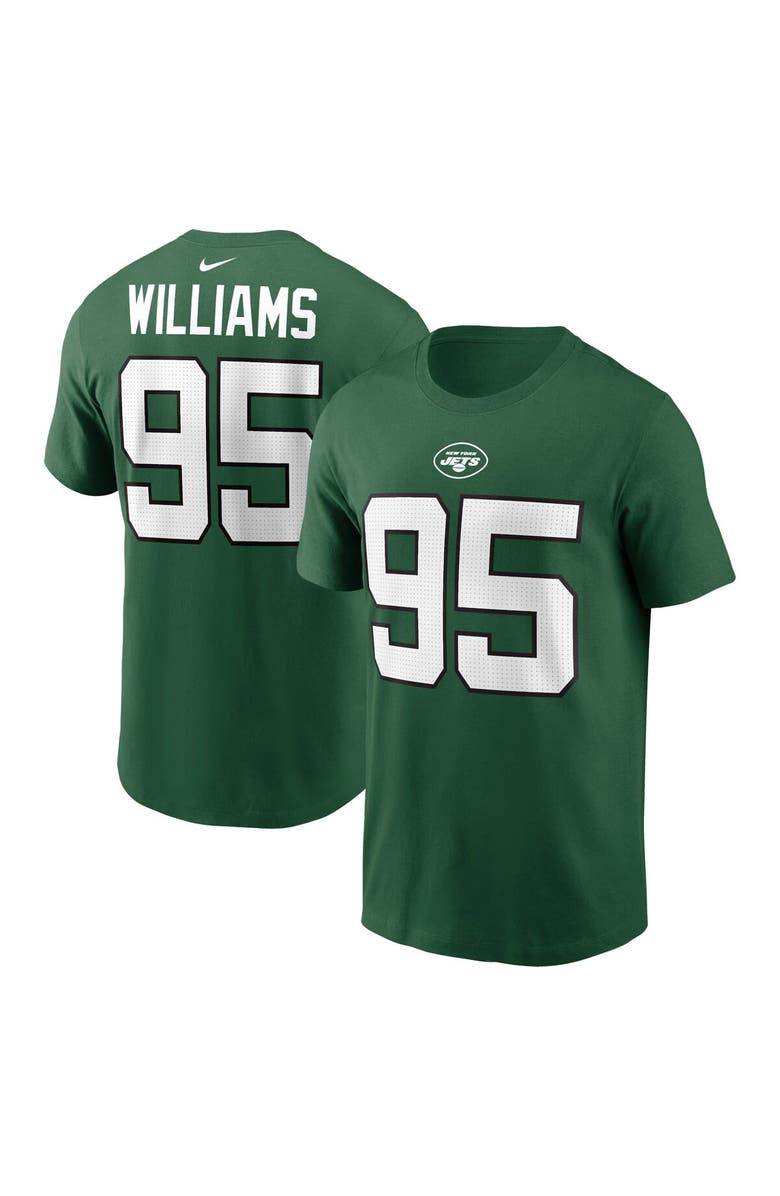 Nike Men's Nike Quinnen Williams Green New York Jets Player Name & Number T-Shirt, Main, color, 