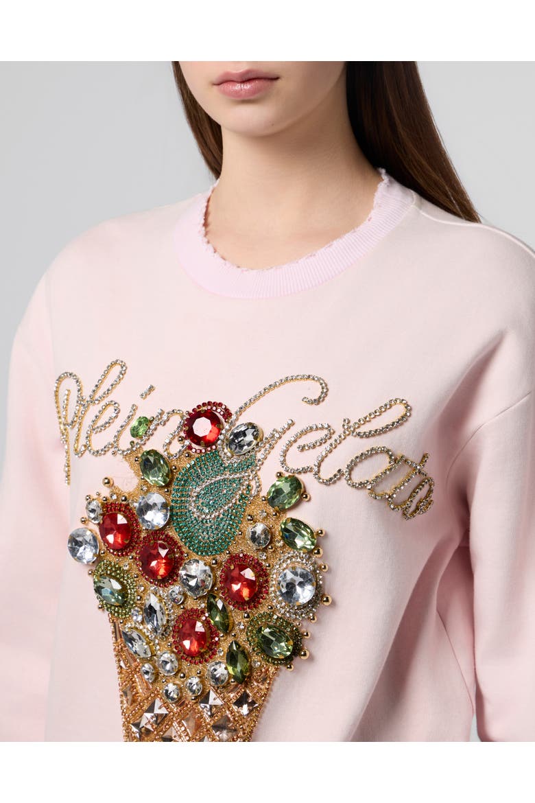 Washed Sweatshirt Gelato Women, Alternate, color, rose/pink