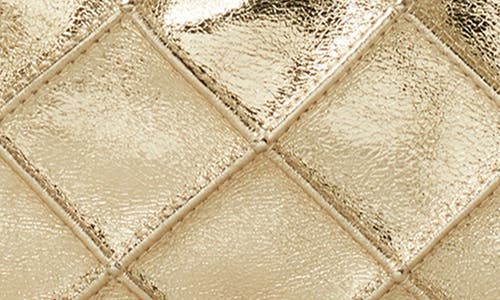 Tory Burch Mini Fleming Metallic Leather Hobo Bag In Gold