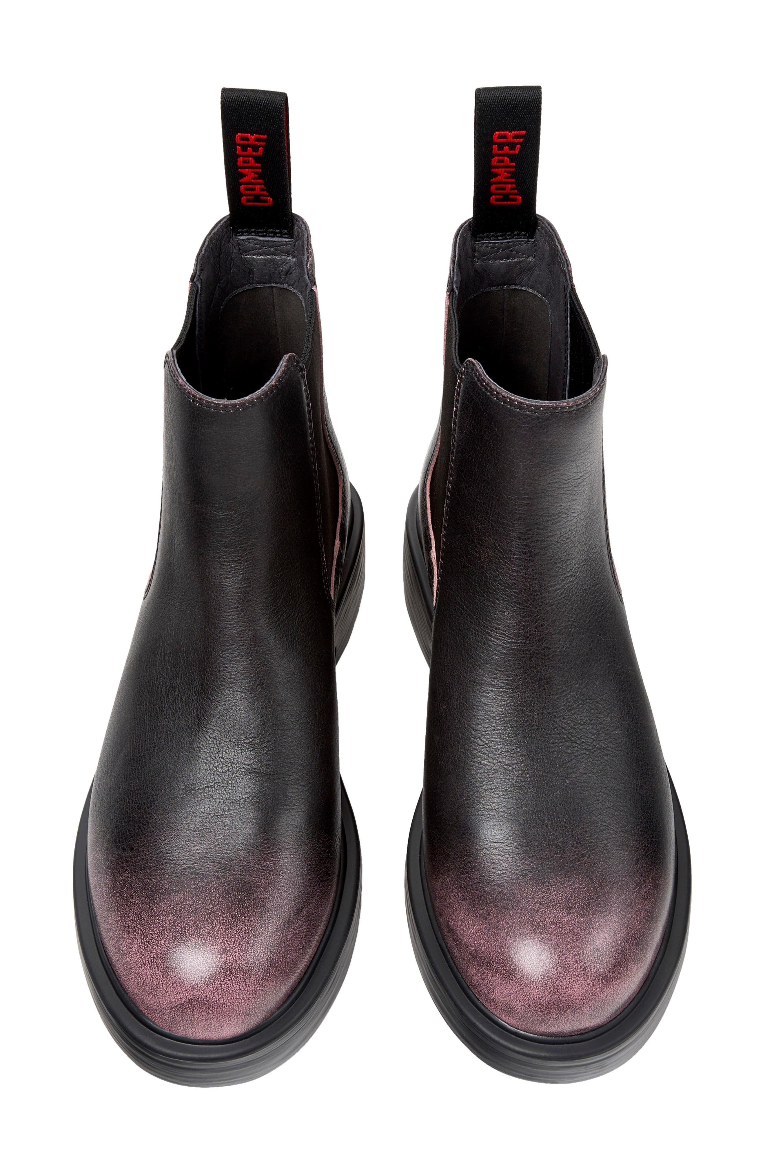 Camper Dean Chelsea Boot, Alternate, color, Black/Purple