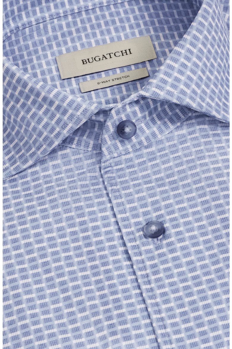 Devon OoohCotton® Print Button-Up Shirt, Alternate, color, HAZY BLUE