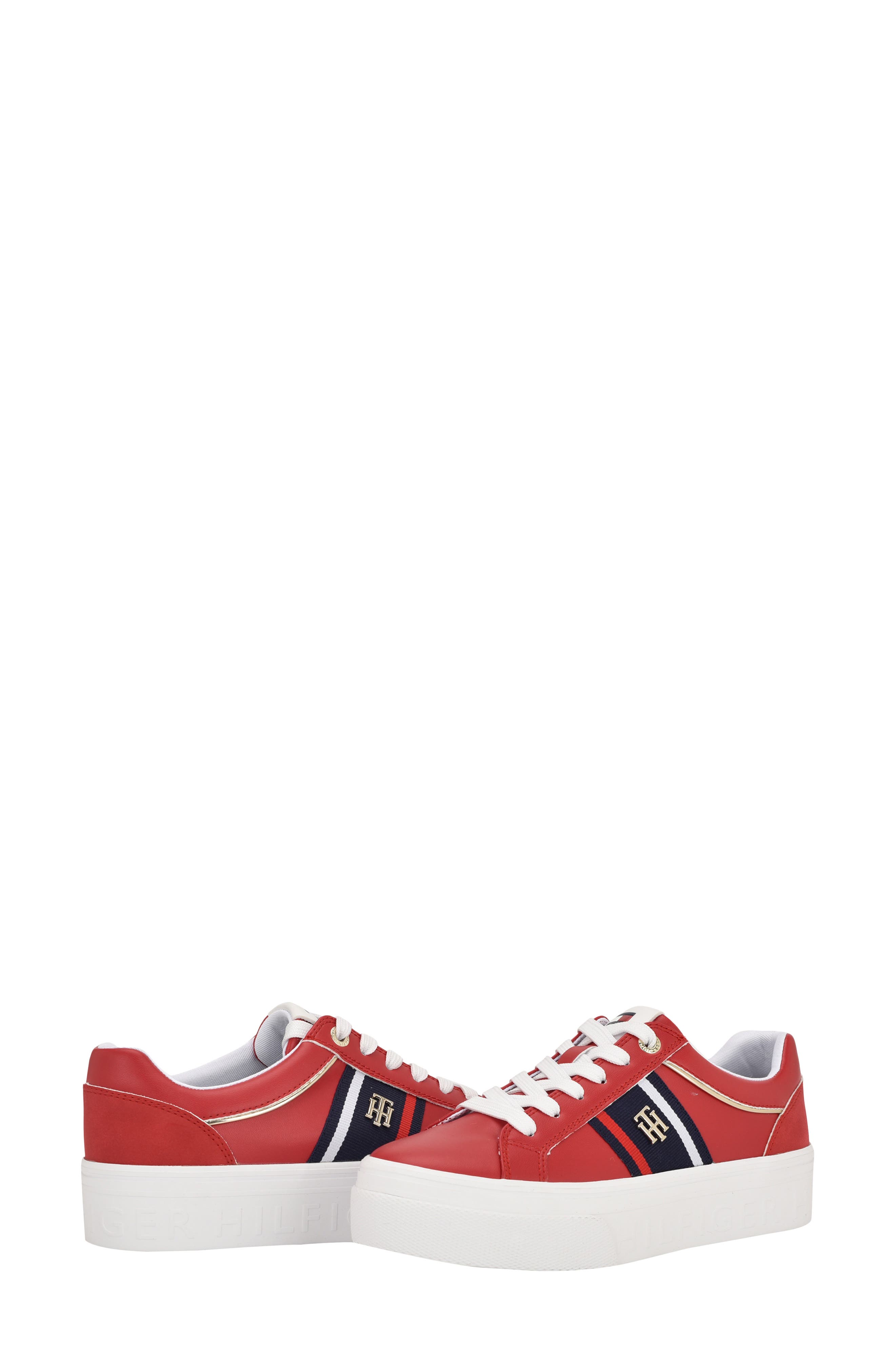 Badria Sneaker, Alternate, color, MEDIUM RED