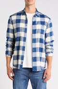 Faherty Long Sleeve Breeze Linen Blend Shirt