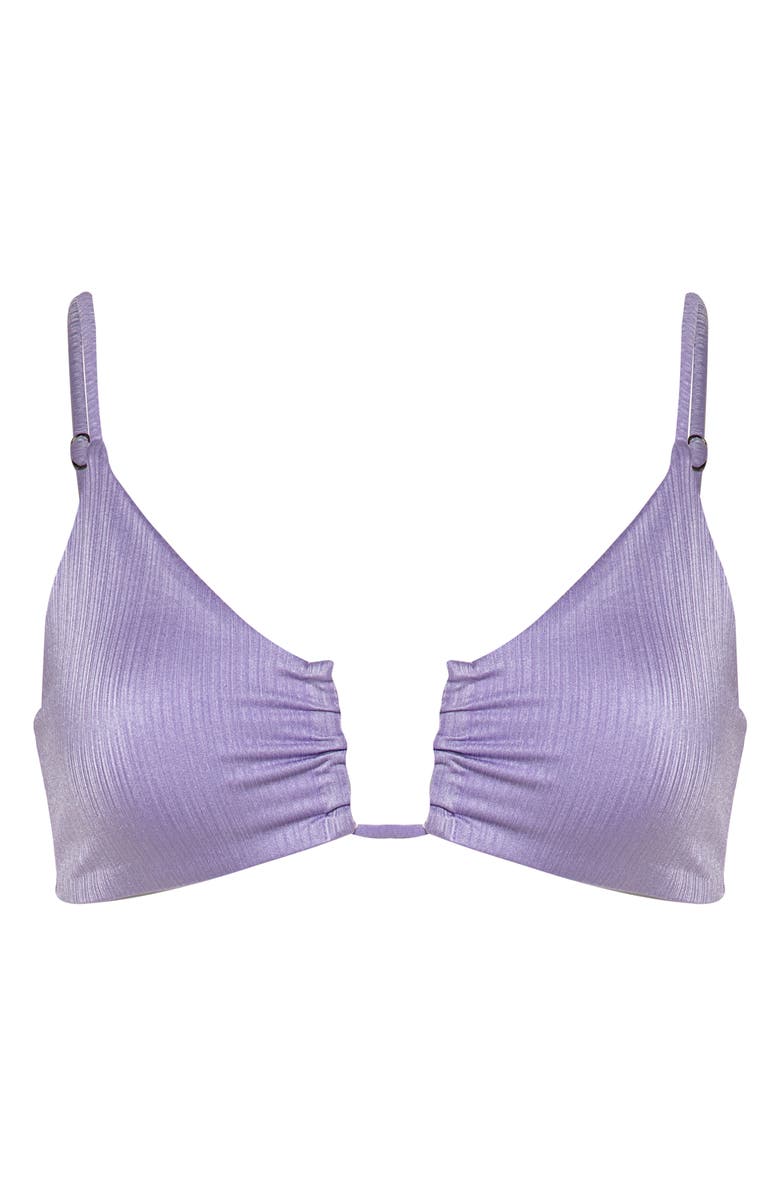 Maaji Bia Lavander Wisteria Reversible Bikini Top, Alternate, color, Lavender