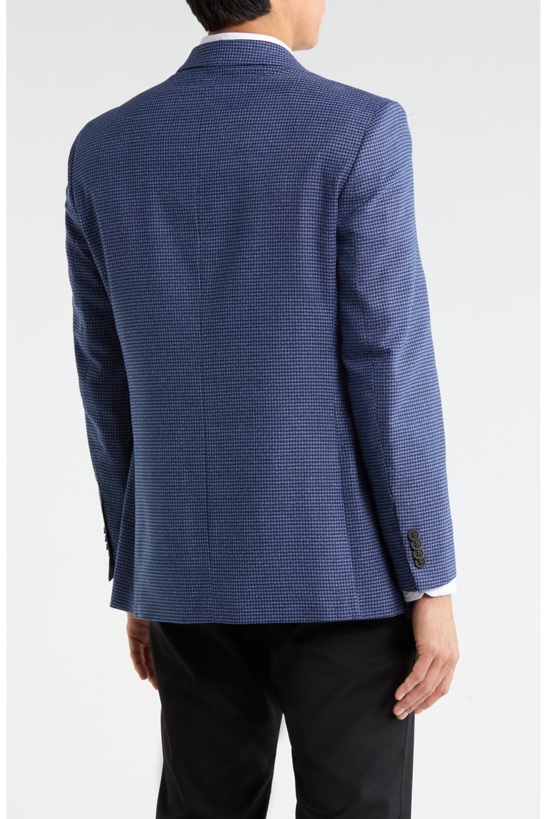 Check Stretch Blazer, Alternate, color, BLUE