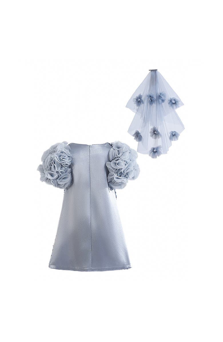 Tulleen Seliora Floral Embellished Dress, Alternate, color, Blue