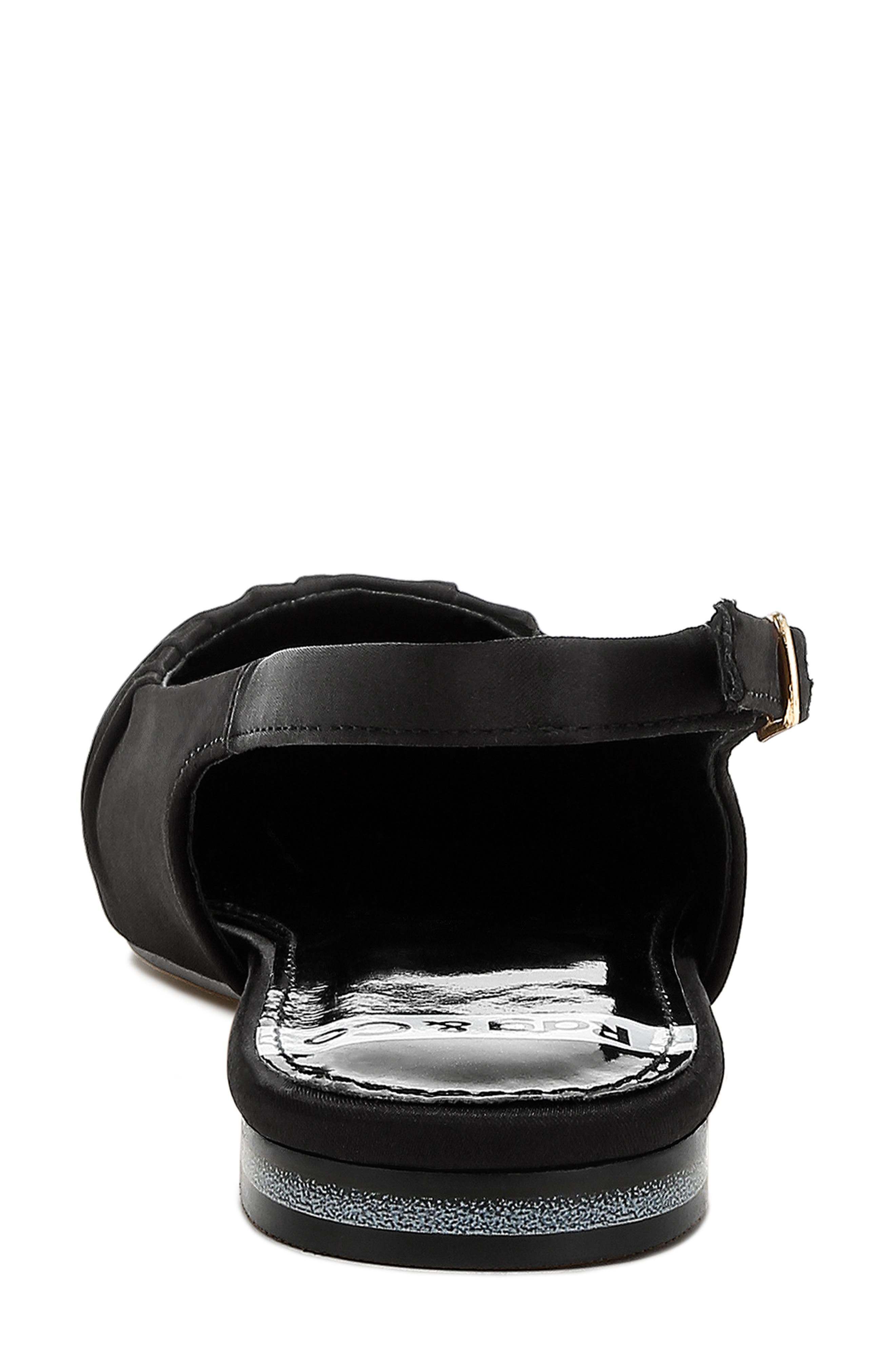 Rag & Co Cheeni Satin Slingback Flat, Alternate, color, 