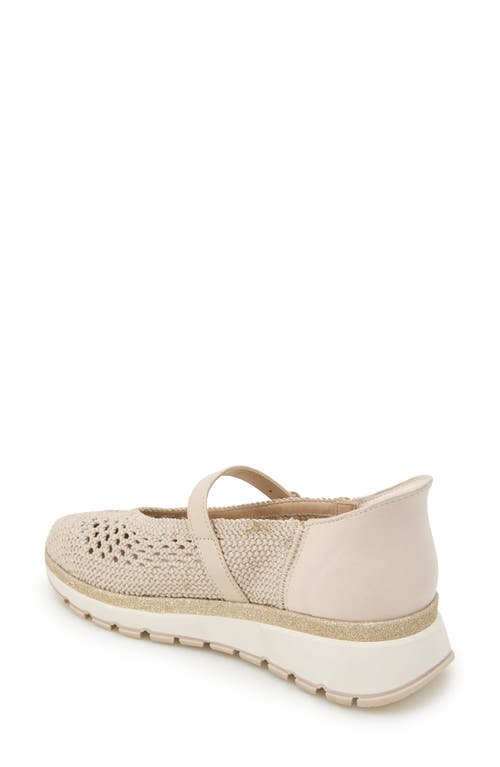 Reaction Kenneth Cole Kuerq Ez Mary Jane Sneaker In Smoke Grey Knit