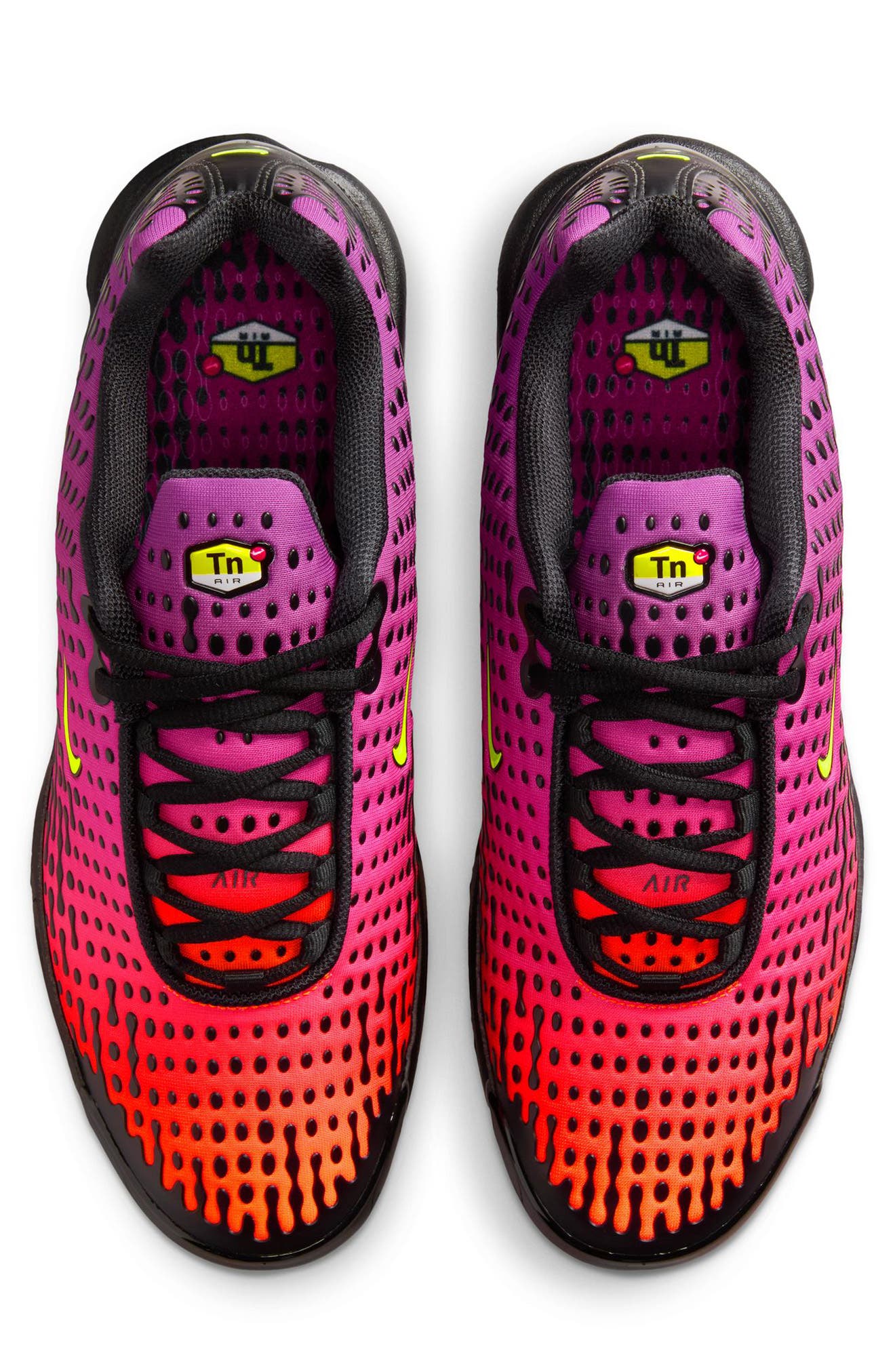 Air Max Plus VII Sneaker, Alternate, color, ORANGE/ BLACK/ CACTUS/ VOLT