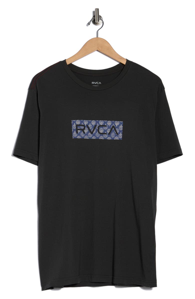 RVCA Box Fill Graphic T-Shirt, Main, color, Pirate Black