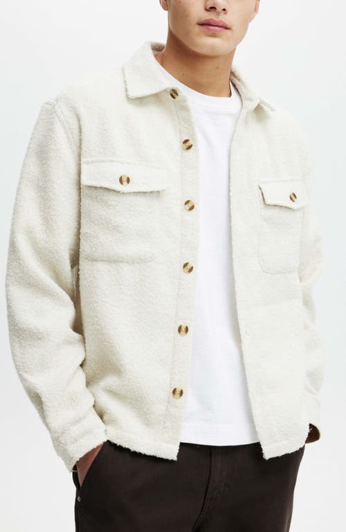 Shop Cotton On Beckley Overshirt In Cream
