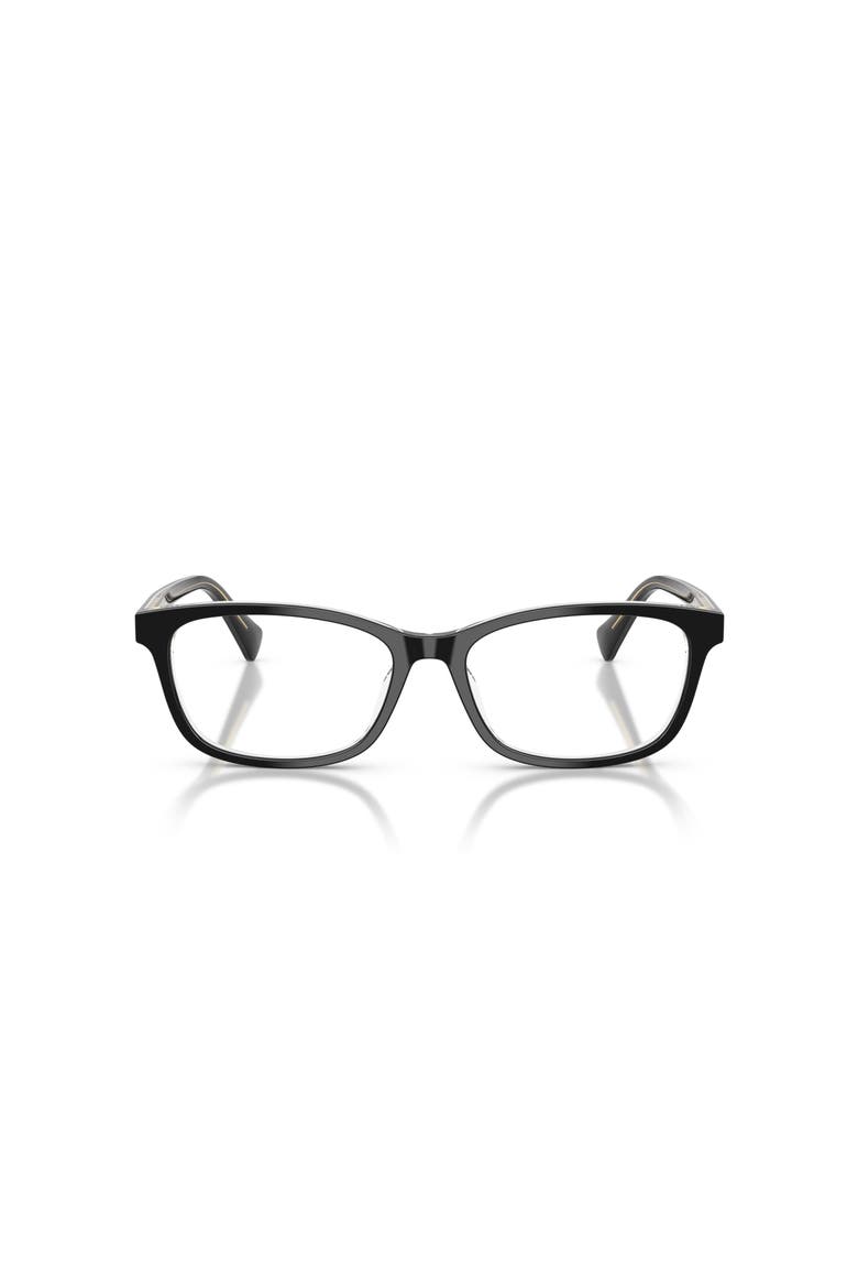 55mm Rectangle optical glasses, Alternate, color, Black