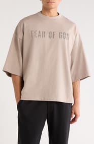 Fear of God Essentials Merch Logo Graphic Cotton T-Shirt