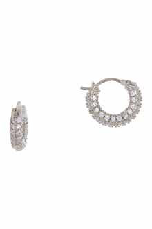 NORDSTROM RACK CZ Huggie Hoop Earrings