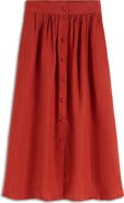 Boden Emma Linen Maxi Skirt