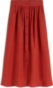 Boden Emma Linen Maxi Skirt
