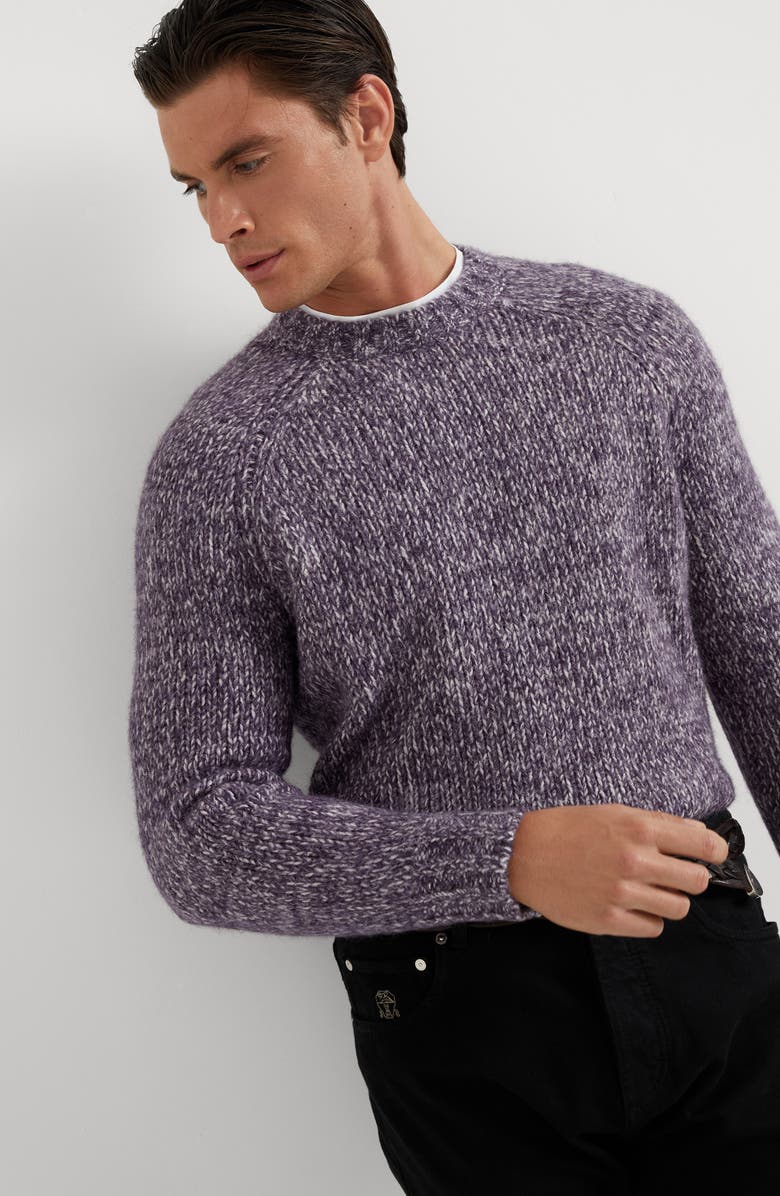 Brunello Cucinelli Chiné sweater, Alternate, color, 