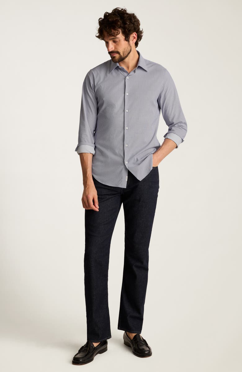 Bonobos Geo Print Tech Button-Up Shirt, Alternate, color, Breen Geo V3 C24