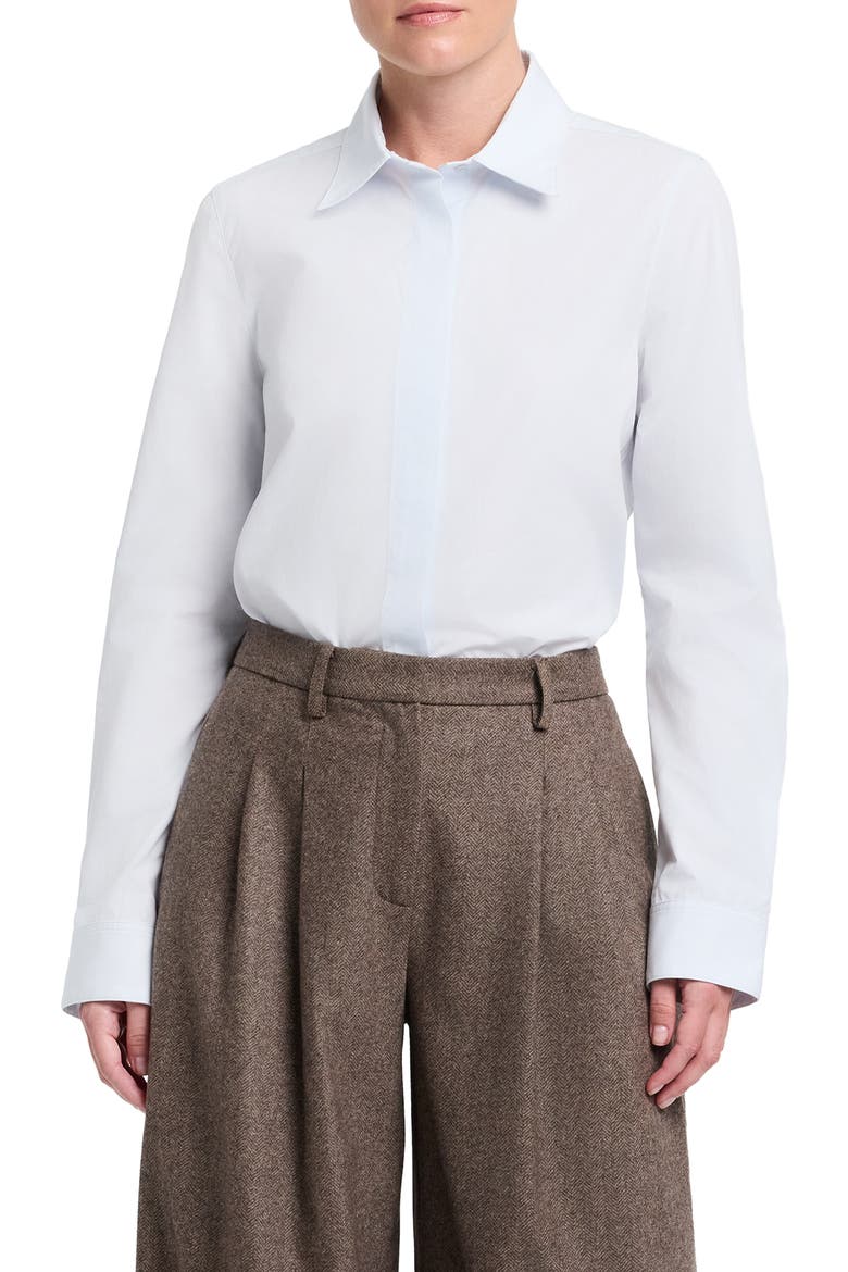 The One Button-Up Shirt, Main, color, ANCIENT WATER