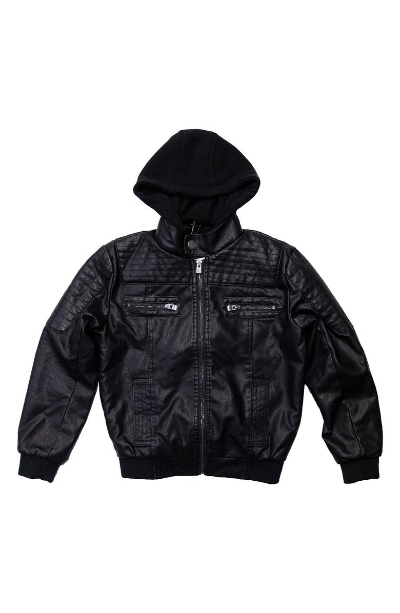 XRAY Knit Hood Jacket, Main, color, Black
