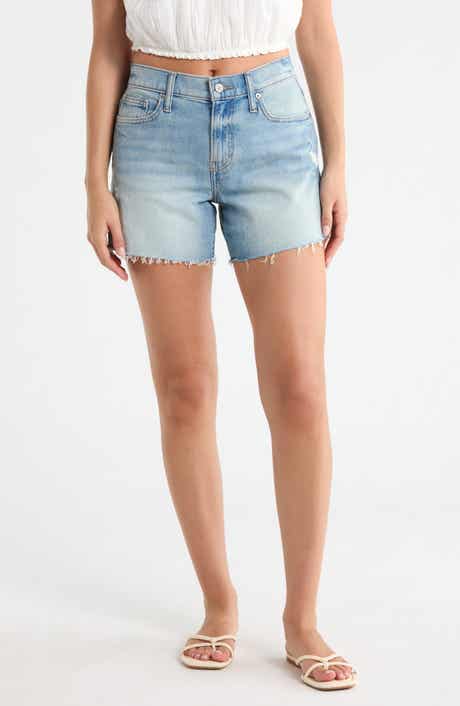 Lucky Brand '90s Raw Hem Denim Shorts