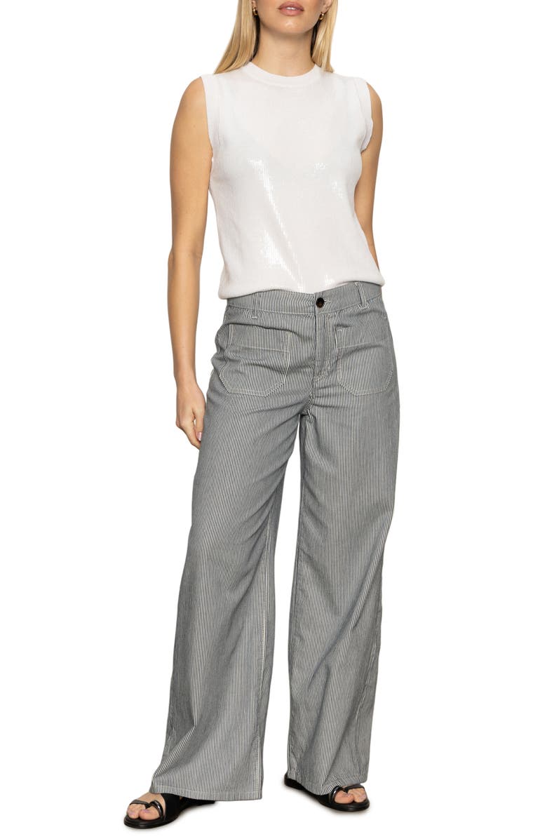 Sanctuary Sequin Sweater Vest, Alternate, color,