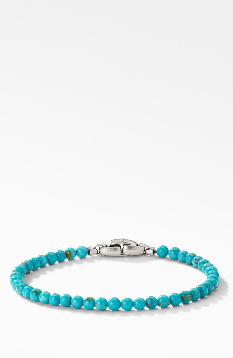 David Yurman Spiritual Beads Turquoise Bracelet, Main, color, 