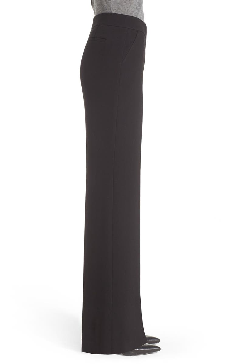 Halogen<sup>®</sup> Flat Front Wide Leg Pants, Alternate, color, 