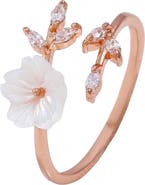 DLORIA Cherry Blossom Adjustable Ring