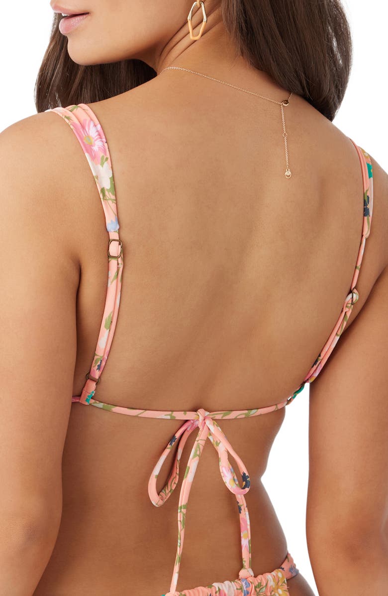 O'Neill Kelly Menorca Floral Bikini Top, Alternate, color, 