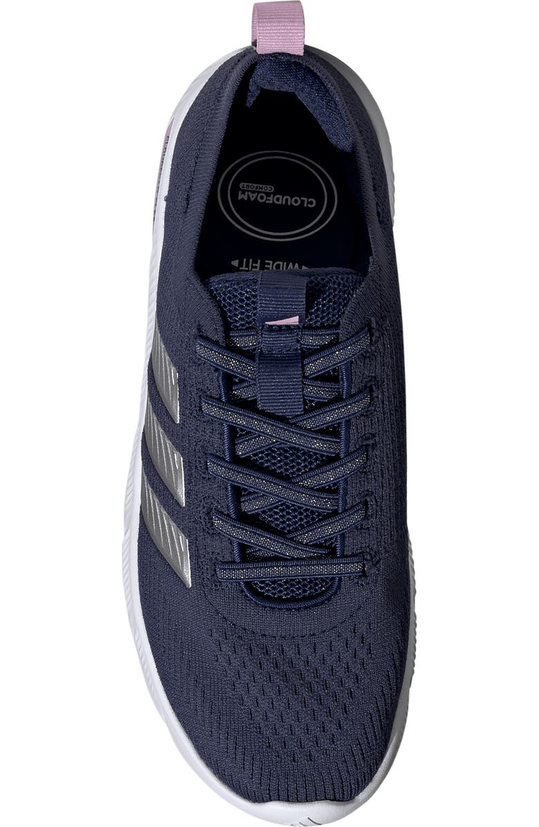 adidas Cloudfoam Flex Sneaker, Alternate, color, Dark Blue/ Matte Silver/ Lilac