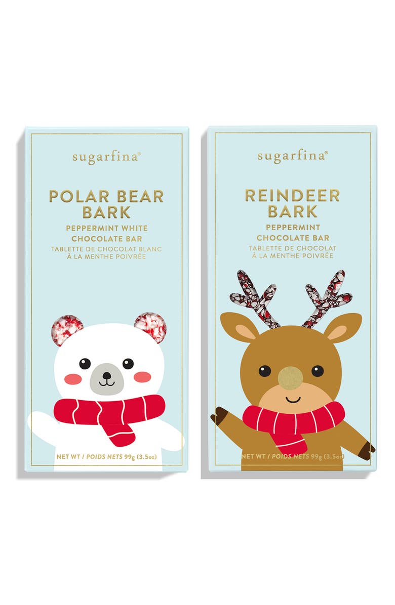 sugarfina Holiday 2-Piece Chocolate Bars, Main, color, 
