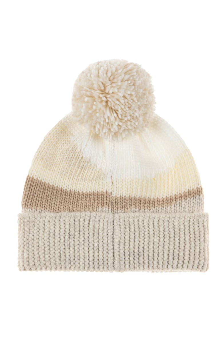 Faherty Sun and Wave Beanie, Alternate, color, Ivory Heather