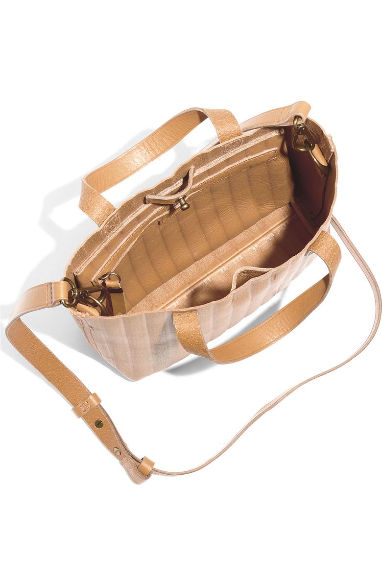 Madewell The Mini Transport Crossbody: Bubble Pleat Edition, Alternate, color,