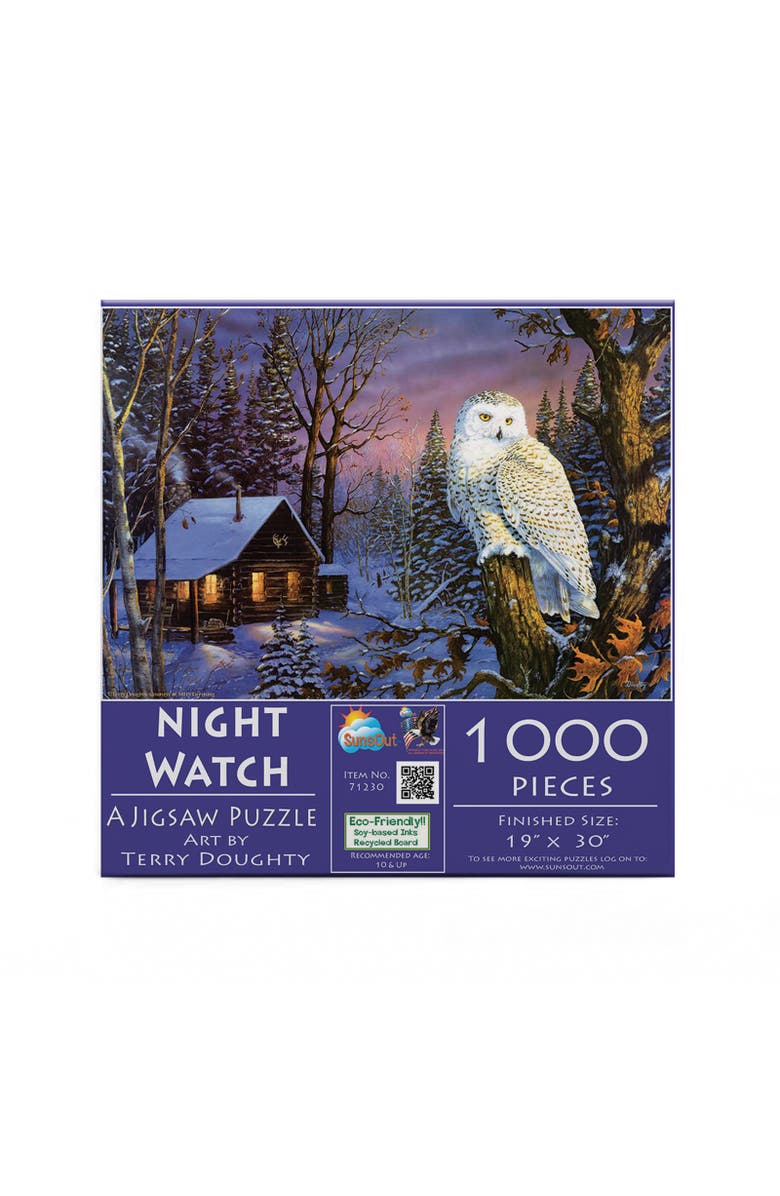 Sunsout Night Watch 1000 piece Jigsaw Puzzle for Adults, Alternate, color, Multicolor