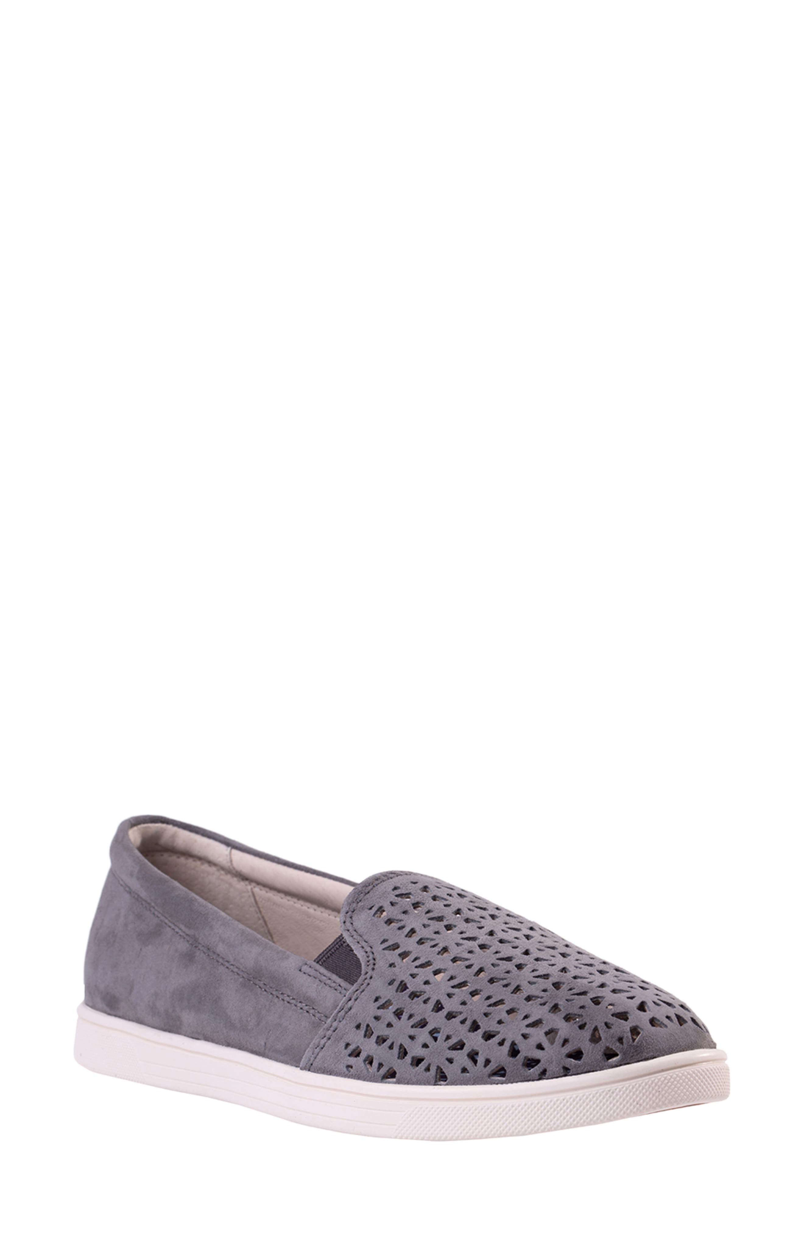 Carolina Leather Loafer, Main, color, DARK CHARCOAL