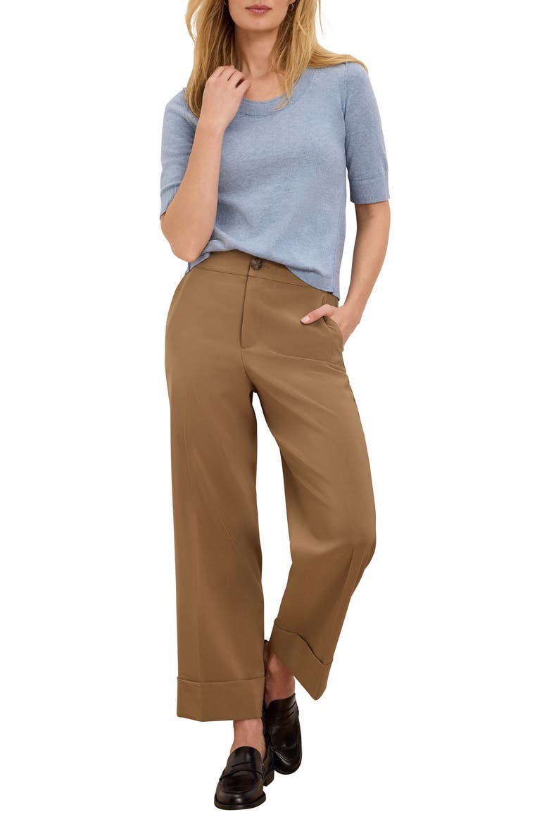 Pure Cotton Sweater Tee, Alternate, color, RAIN